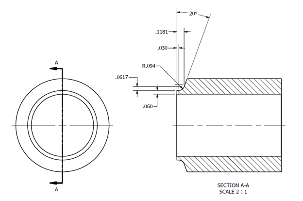 J Bevel for Multi Pass Orbital Pipe Welding